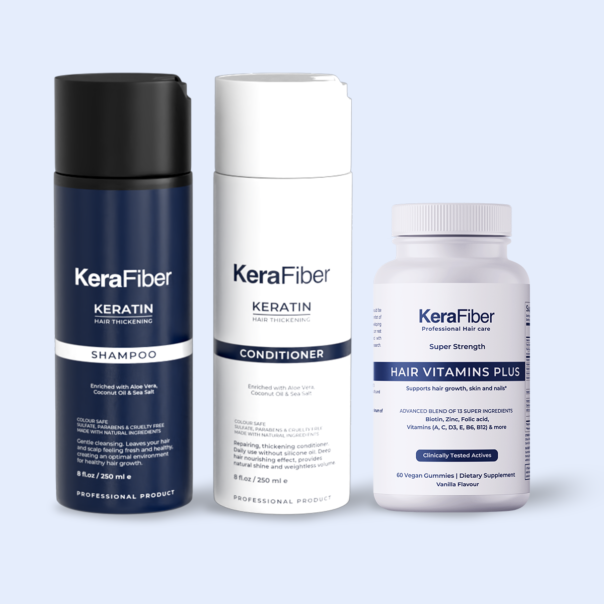 Hair Thickening &amp; Growth Bundle - KeraFiber UK